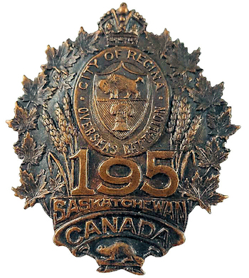 Canada. 195th Battalion (Regina)